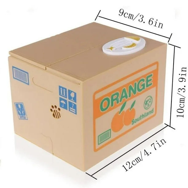 Alcancía Roba Monedas de Gatito