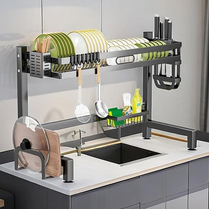Escurridor de Trastes Metálico para Lavabo